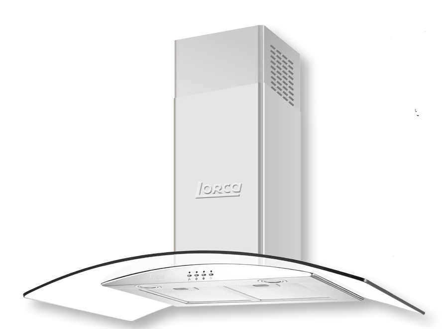 Máy hút mùi kính cong Lorca TA 2006B - 90cm
